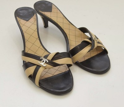 tan kitten heel sandals