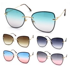 Womens Expose Lens Bow Shape Butterfly Chic Sunglasses
