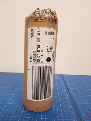 ELESA Oil Level Indicator-HCK.127-SST316-M12-NBR-PC-P-E-NC