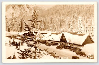 Snoqualmie Pass Washington~Summit Inn & Ski Lodge in Cascade Mountains RPPC