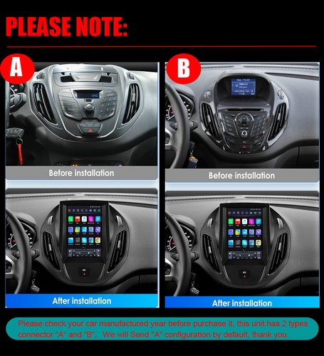 9.7"For Ford Transit Tourneo Courier 2013-2021 Android Auto Navigation Car Stereo - Picture 8 of 24