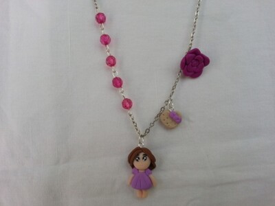 Polymer Paste Halskette Fimo Doll Puppe Charms Süßigkeiten
