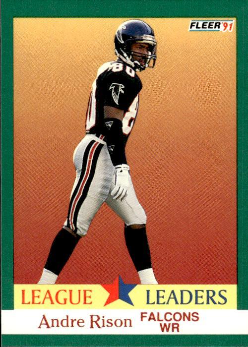 1991 Fleer #412b Andre Rison FALCONS