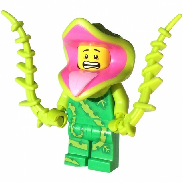Lego Series 14 PLANT MONSTER minifigure w/stand & checklist eBay