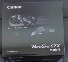 Canon PowerShot G7 X Mark III Black 20.1MP Point & Shoot Digital Camera New