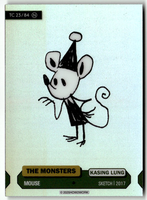 2025HOW2WORK Card Labubu No. TC 23/84 Mouse The Monsters