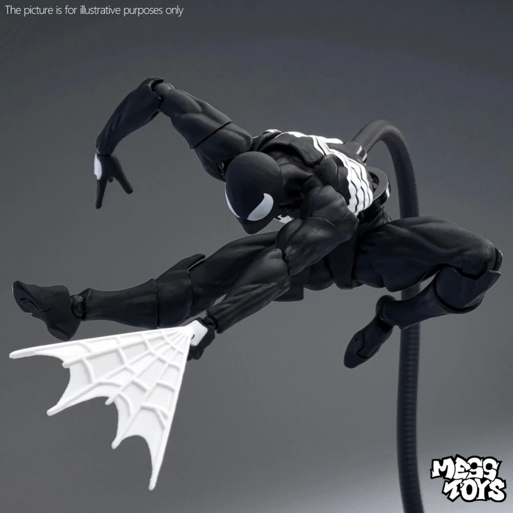 CT Toys Messtoys Symbiote Spider-Man Black Spider Action Figure Boxed (US STOCK) image 13