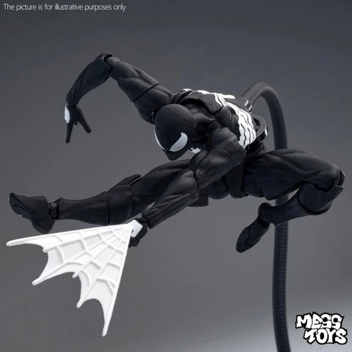 CT Toys Messtoys Symbiote Spider-Man Black Spider Action Figure Boxed (US STOCK) image 13