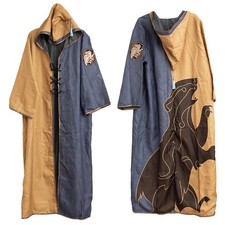 Hogwarts Legacy Harry Potter Cloak Hufflepuff Badger Wizard Hooded Robe Cosplay
