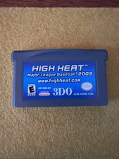 High Heat Major League Baseball 2003 Nintendo Game Boy Advance GBA Tested Offic.