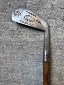 Hillerich & Bradsby The Kernel driving Iron hickory shaft golf club