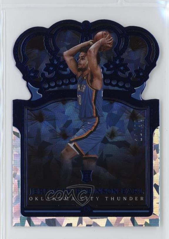 2021 Crown Royale Blue Crystal 12/99 Jeremiah Robinson-Earl #65 Rookie RC 0nr3