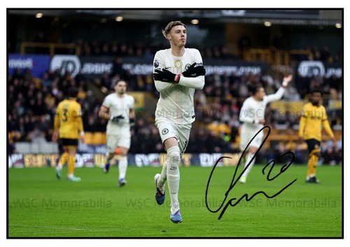 11057. Cole Palmer Signed Pictures (A4 Prints) Chelsea England Manchester City