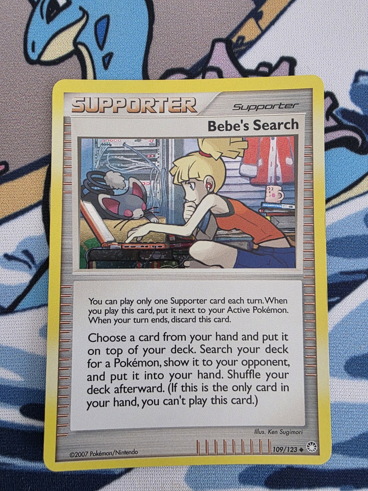 Bebe’s Search 109/123 Cosmos Holo - Pokémon Card - Mysterious Treasures LP