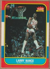 LARRY NANCE 1986-87 FLEER BASKETBALL RC ROOKIE # 78