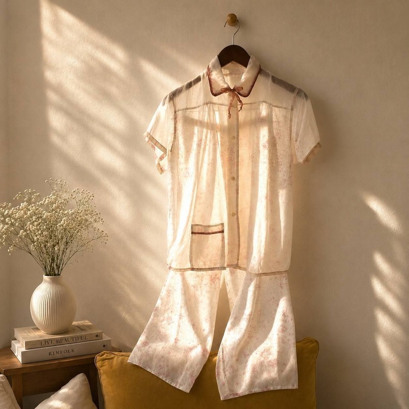 vintage pajama set women