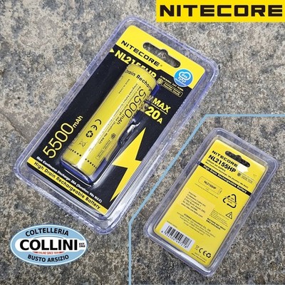 Nitecore - NL2155HP - Li-Ion Akku 21700 3,6V 5500mAh 20A für...