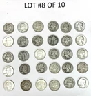 Lot#8 of 10 - (30) qty misc. 90% Silver Quarters.  Fair to Excellent condition.