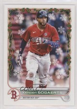 2022 Topps Holiday Mega Box Variation Xander Bogaerts SP (Holiday Sleeve) 4z8