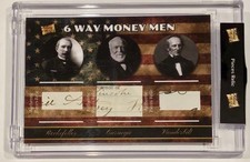 Pieces  Past ABRAHAM LINCOLN Cut Auto SIGNED Rare 6X relic ~CARNEGIE handwritten