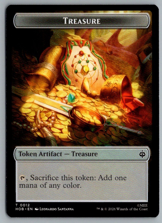 Treasure // Goblin Double-Sided Token 48 // 27 Commander Masters Magic: