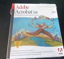 Nos Adobe PC BOX Acrobat 5.0 Boxed For Windows Unopened Boxed