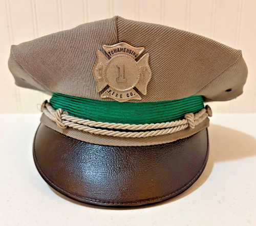 Towamensing Fire Co No 1 1940s Firefighter Uniform Dress Hat w/ Fire Co Insignia