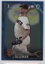 2016 Bowman Draft Chrome Picks Blue Refractor 114/150 Justin Alleman #BDC-71 fm0
