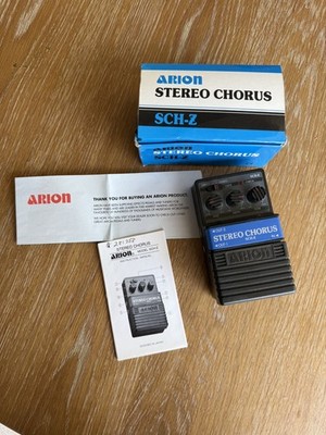 Arion SCH-Z Stereo Chorus Guitar Effects Pedal 90s W/ Box and Papers! FX Japan 