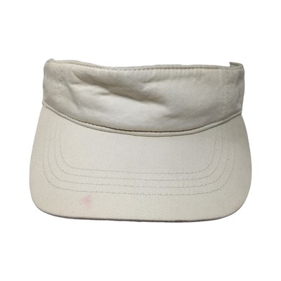 Unbranded Strapback Hat Beige One Size Solid Adjustable Blank Outdoor