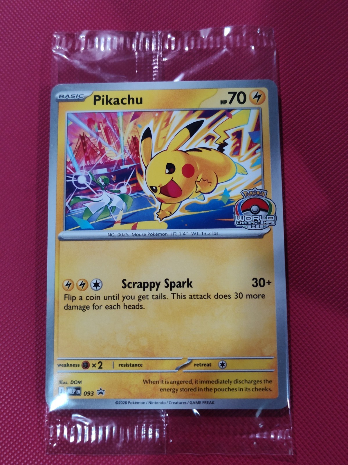 Pikachu - 093 - ME: Mega Evolution Promo  - Sealed - Regular