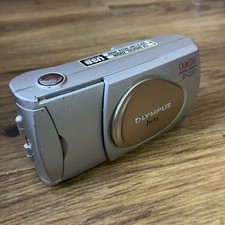 Vintage Olympus Camedia C-230 2.0MP Retro Compact Digital Camera Silver Tested