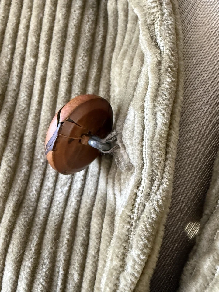 Blazer Norm Thompson Marrón De Colección Pana Forrado Abrigo Deportivo Chaqueta Talla 44 XL EE. UU. Foto 2 de 4