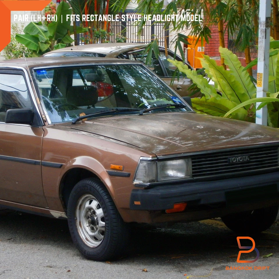 Luz de luz de señal de giro de esquina delantera Len transparente para Toyota Corolla KE70 KE82 79-83 Foto 3 de 4
