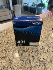 Brother TN-431 3Pcs Toner Cartridge Set- Cyan, Magenta, Yellow