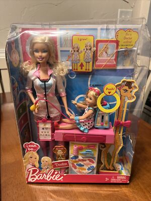 Barbie Careers You Can Be Anything Pediatrician Blonde Doll Set