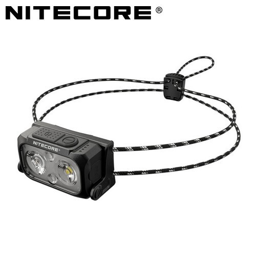 Lampe frontale Nitecore NU21 noire puissante 360 lm rechargeable USB pour running et trail