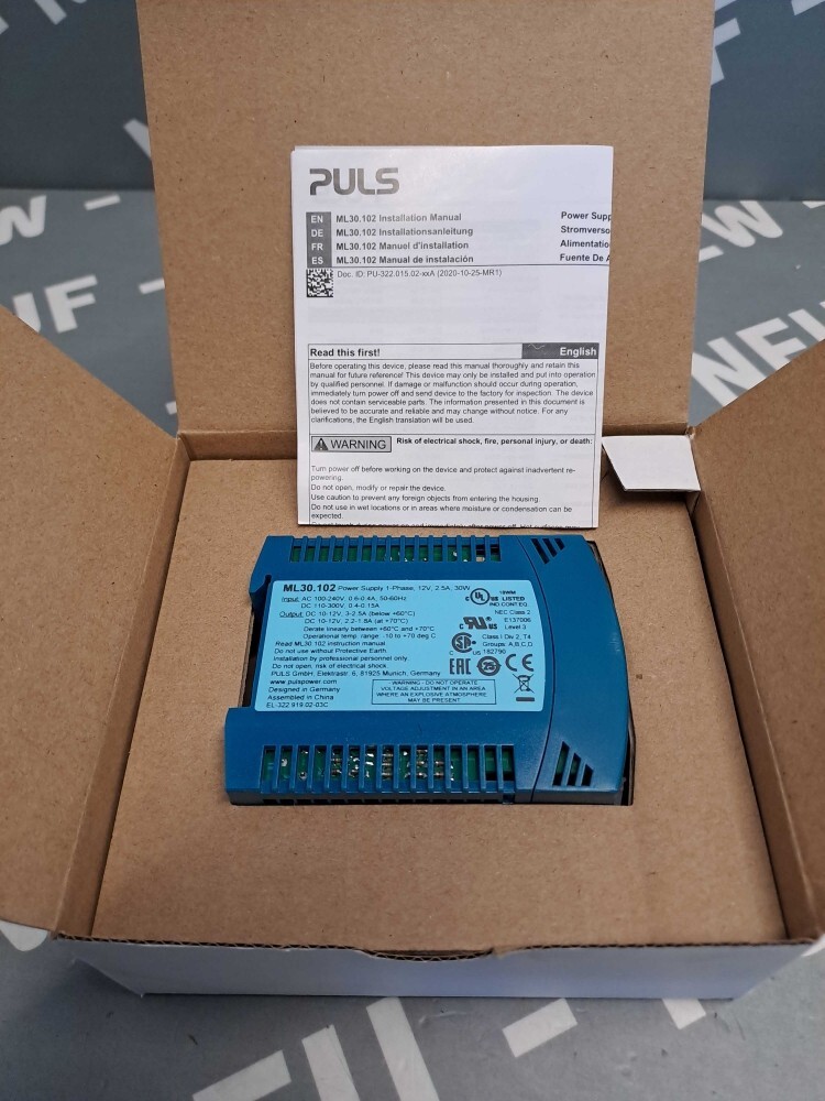 Alimentation rail DIN PULS ML30.102 pour résoudre les chutes de tension dans les armoires électriques