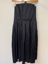 Calvin Klein Strapless Satin Dress Women's Sz S