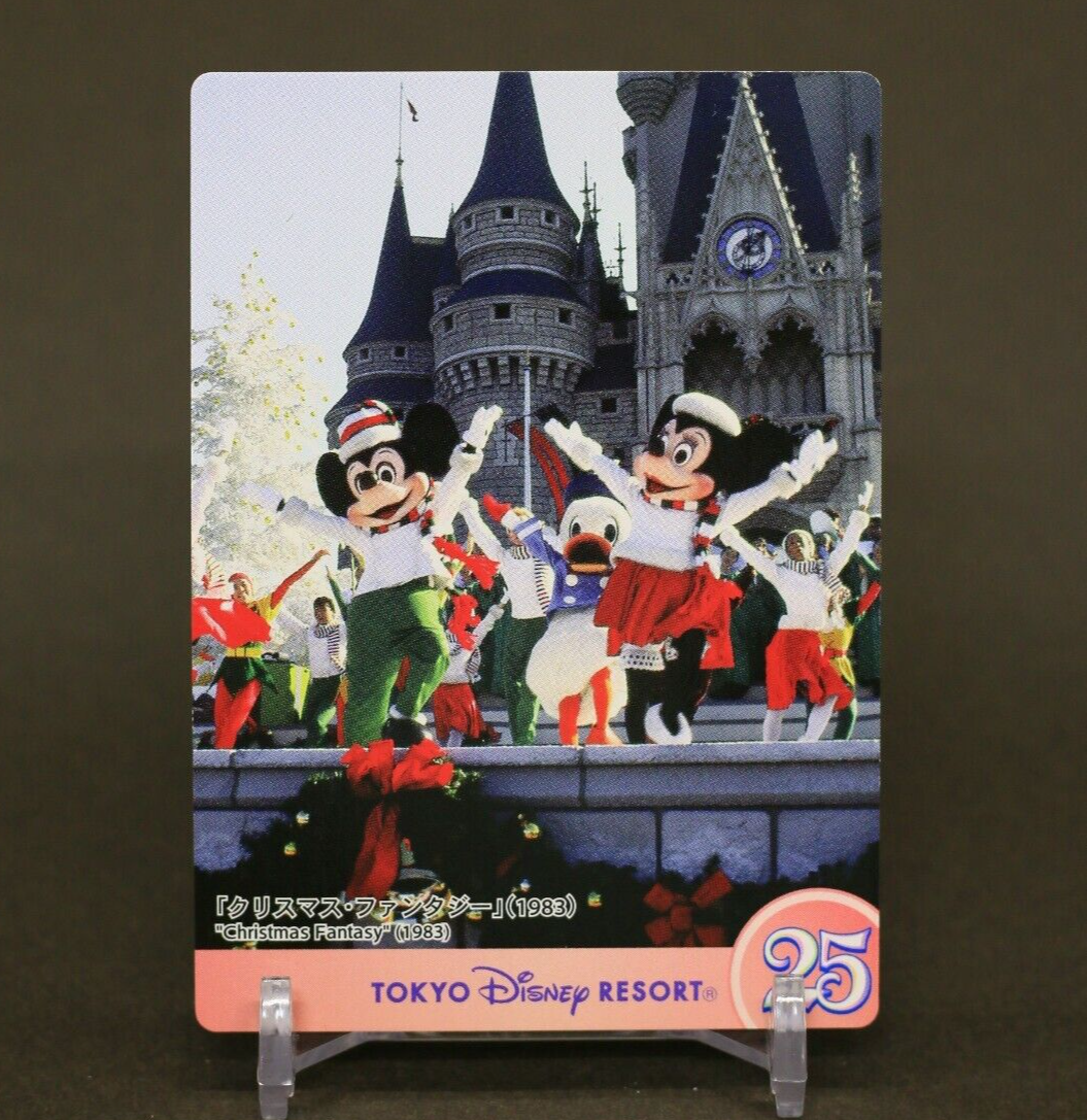 Christmas Fantasy 1983 Tokyo Disney Resort COLLECTION CARDS 25th