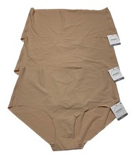 NWT Jockey Invisible Edge Brief XXL- LOT of 3 Pair-MSRP 12.50 A Pair- Nude
