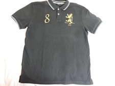 COACH Jeans 1979 Signature Polo Shirt Men's Size XL Black Chest 42" Crest