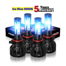 For Toyota Corolla 2009-2014 2015 2016 4x Led Headlight High Low Beam Bulbs Blue