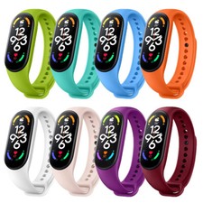 Strap For Xiaomi Mi Band 5 4 3 6 7 Silicone Wristband Sport Watch Band Bracelet