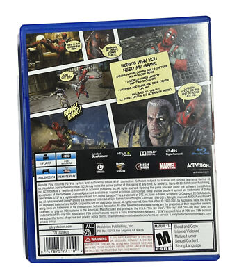 Deadpool - ps4 Playstation 4 Entièrement NEUF SOUS BLISTER - tres rare