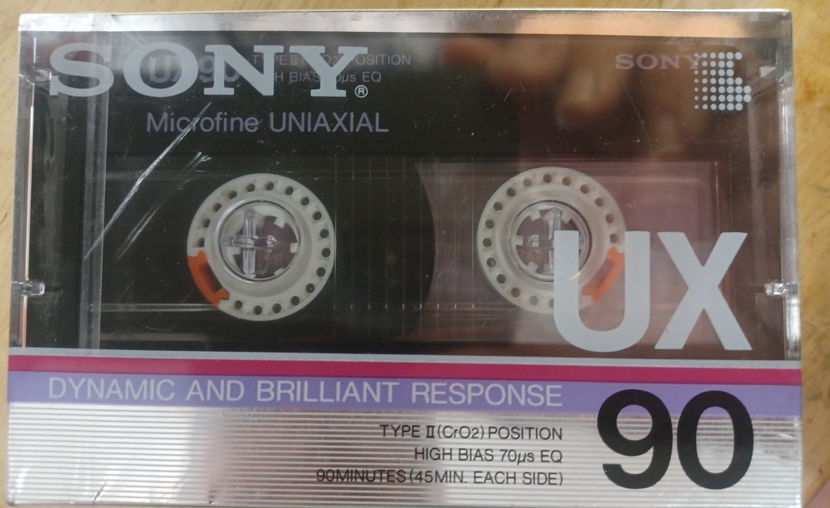 NEW SEALED Sony UX 90 Cassette Tape Type II CrO2 | eBay