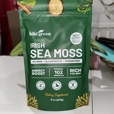 Polvo de musgo de mar irlandés - Aumenta la energía, mejora la digestión, 8 Oz