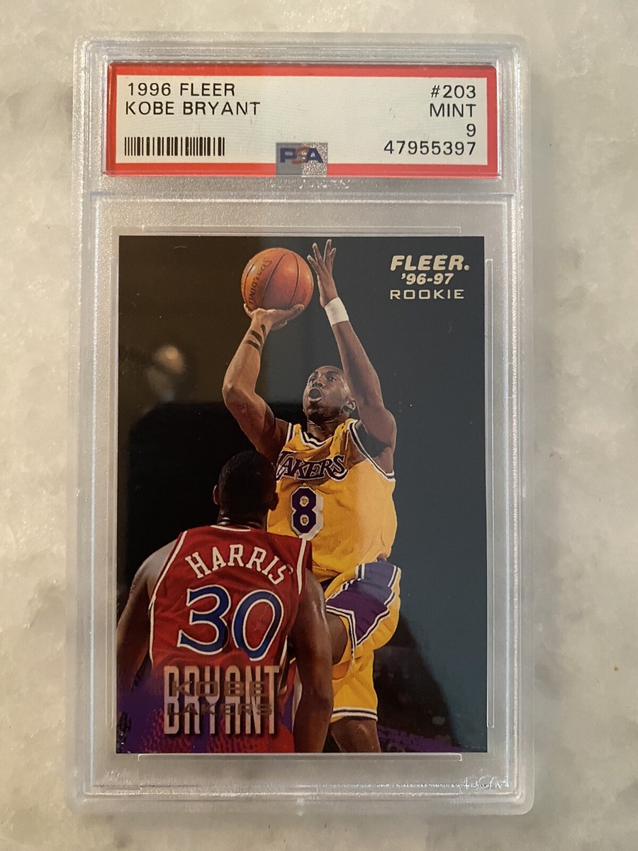 1996-97 Fleer Kobe Bryant Rookie Card PSA 9 - #203 | eBay 1996-97 Fleer Kobe Bryant Rookie Card PSA 9 - #203 | eBay