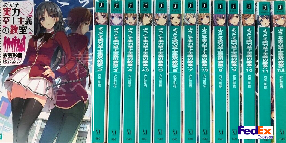 JAPAN manga LOT: Classroom of the Elite vol.1~9 Set