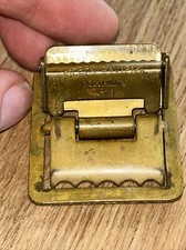 Officers  Equipment Company Marines Anodized Brass Web Belt Buckle Gold Plated
